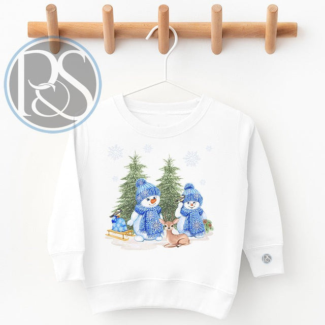 Snowman Sweatshirt - Petite & Sassy Designs