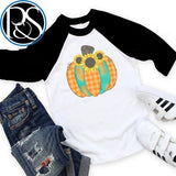 Sunflower Pumpkin Raglan - Petite & Sassy Designs