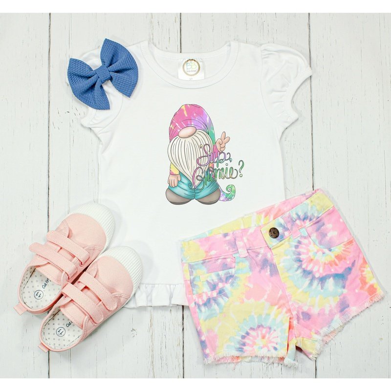 Sup Gnomie Graphic Tee - Petite & Sassy Designs