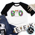 Sweet Ghost BOO Kids Raglan - Petite & Sassy Designs