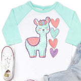 Sweet Llama Raglan - Petite & Sassy Designs