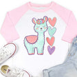 Sweet Llama Raglan - Petite & Sassy Designs