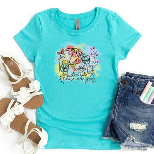 
                  
                    Consider how the wildflowers grow LUKE 12:27 - Petite & Sassy Designs
                  
                