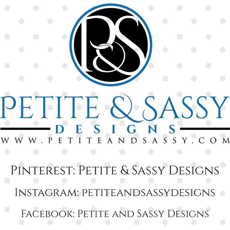 Teal Plaid Monogram Graphic Tee - Petite & Sassy Designs