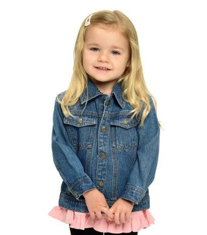 Toddler Denim Jacket - Petite & Sassy Designs