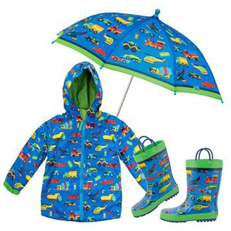 Transportation Rain Gear Set - Petite & Sassy Designs