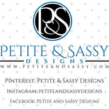 Trendy Dot Initial Heavy Duty Tote - Petite & Sassy Designs
