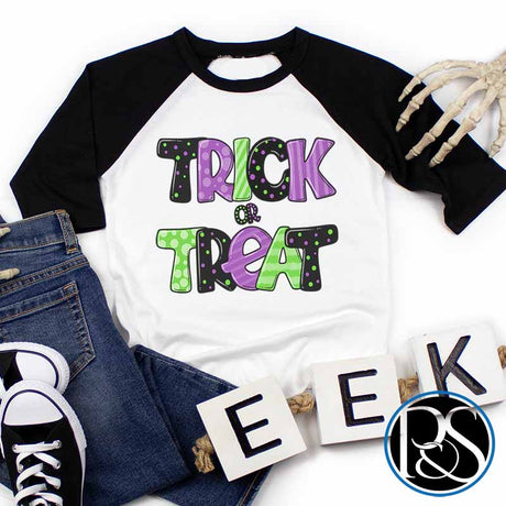 Trick or Treat Raglan - Petite & Sassy Designs