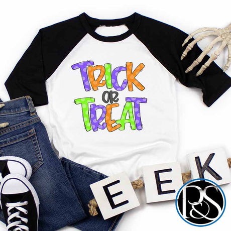 Trick or Treat Raglan - Petite & Sassy Designs