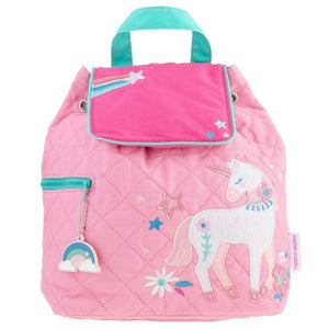 Unicorn Quilted Pink Backpack - Petite & Sassy Designs