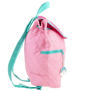 Unicorn Quilted Pink Backpack - Petite & Sassy Designs