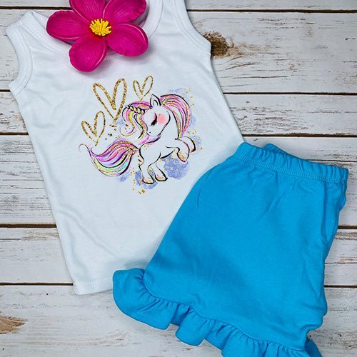 Unicorn Tank Top - Petite & Sassy Designs