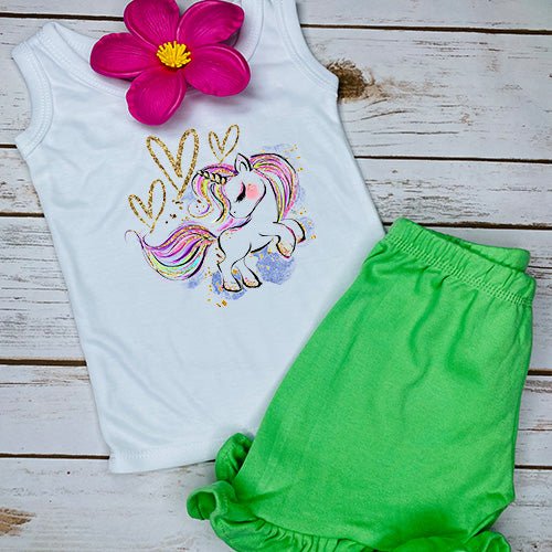 Unicorn Summer Tank - Petite & Sassy Designs