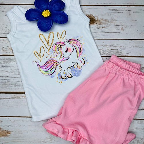 Unicorn Tank Top - Petite & Sassy Designs