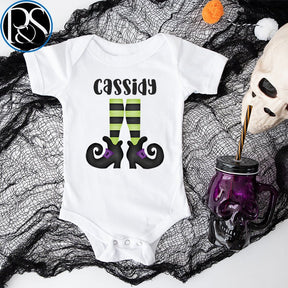 Witch Boots Onesie Bodysuit - Petite & Sassy Designs